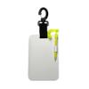 Scuba Choice 6" x 4" Diving Slate with Clip & Graphite Pencil  Waterproof Reusable Underwater Writing Pad for Scuba Diving, Snorkeling, Freediving and Diving Lessons view 1