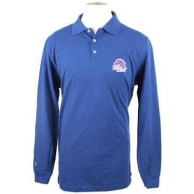Antigua Boise State Broncos Long Sleeve Polo - Men - L Blue