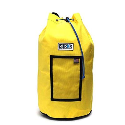 Rock-N-Rescue Grand Rope Bag, Premium Climbing Gear Storage Backpack, Heavy-Duty 1000D Nylon, Padded Shoulder Straps, Waterproof Design, Made in USA, Perfect for Mountaineering, Standard, Yellow
