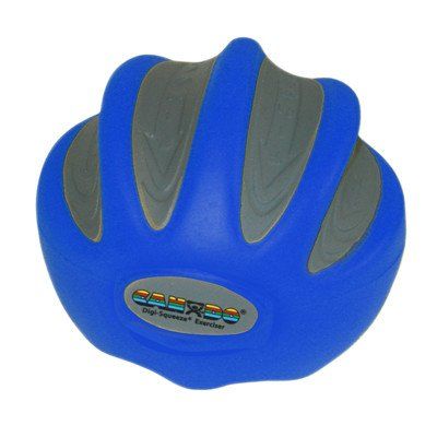 Digi-Squeeze Hand Exerciser [Set of 2] Size: Large, Resistance/Color: Firm/Blue