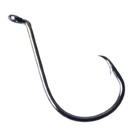 2X Circle Hooks Offset, Size 9/0,300 Pcs Black Nickel for Live or Cut Bait, Strong Hook, Ideal for Saltwater or Big Game Fishing, Item #017