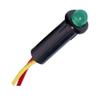 Paneltronics LED Indicator Light - Green - 12-14 VDC - 1/4" view 1