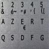 FRENCH AZERTY NOTEBOOK NON-TRANSPARENT Silver KEYBOARD STICKERS view 4