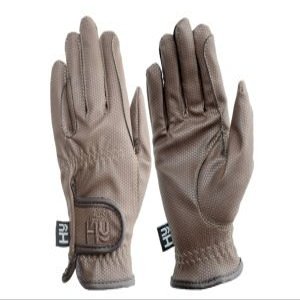 Hy5 Pro Competition Horse Riding Gloves - Black - Large