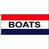 3 x 5 ft. Boats Horizontal Message Flag view 1