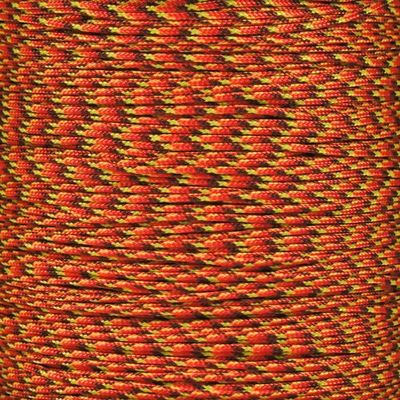 Paracord Planet 95lb Paracord 1 Strand Type I Parachute Cord for Outdoors and DIY Fireball (25 ft)