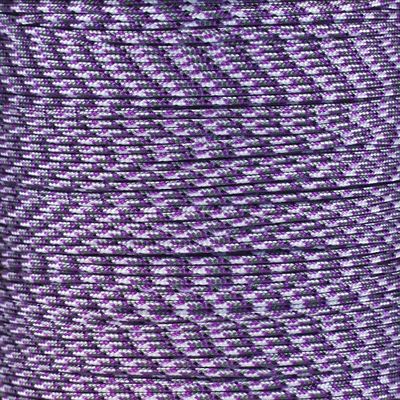 Paracord Planet 95lb Paracord 1 Strand Type I Parachute Cord for Outdoors and DIY Purple Camo (25 ft)