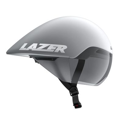 LAZER Volante KinetiCore Bike Helmet, Lightweight Bicycling Gear for Adults, Men & Womens Cycling Head Gear, White Silver, Small