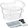 OGK Giken FB-050 (Crystalline Carry) Clear Bicycle Basket view 1