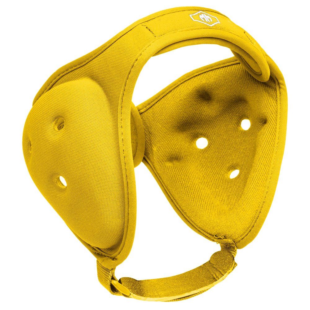 Matman Dynasty Youth Wrestling Headgear Kids Soft & Comfortable Protective Ear Guards for Wrestling, BJJ & MMA (Gold)