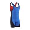 Matman USA The Hi Cut Men's & Boy's Reversible Wrestling Singlet Freestyle Greco Roman Folkstyle Blue/Red Made in U.S.A. (Royal/Red, 3X-Large) view 1