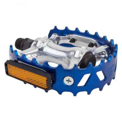 Black Ops BMX 747 Bear Trap Pedals, 9/16", Blue