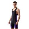 Matman USA The Illinois Men's & Boy's Wrestling Weightlifting Singlet (Black/Purple, 2XL) view 1