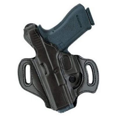 Aker Leather 168 FlatSider XR12 Belt Holster for Glock 19/23, Tan, Right Hand