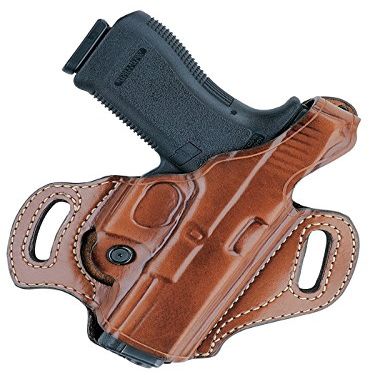Aker Leather 168 FlatSider XR12 Belt Holster for HK P2000, Right Hand