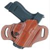 Aker Leather 168A FlatSider XR13 Open Top Belt Holster for HK P2000, Tan, Right Hand view 1
