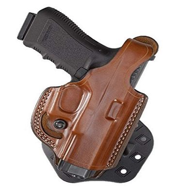 Aker Leather 268 FlatSider XR17 Paddle Holster for Springfield XDs, Tan, Right Hand