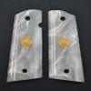 Colt 1911 White Pearl Grips view 3