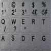 PORTUGUESE NOTEBOOK NON-TRANSPARENT Silver KEYBOARD DECALS view 4