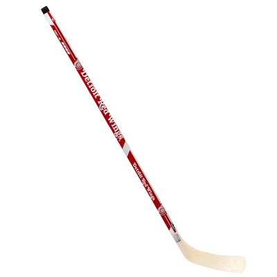 Franklin Sports NHL Detroit Redwings Team 48-Inch Vinyl Hockey Stick (Right), Junior, Red