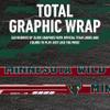 Franklin Sports NHL Minnesota Wild Team 48-Inch Vinyl Hockey Stick (Left), Junior, Red view 4