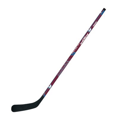 Franklin Sports NHL Colorado Avalanche Team 48-Inch Vinyl Hockey Stick (Left), Junior, Red