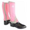 William Hunter Equestrian Hy Two Tone Children Amara Half Chaps - Pink/Grey Child Medium view 2
