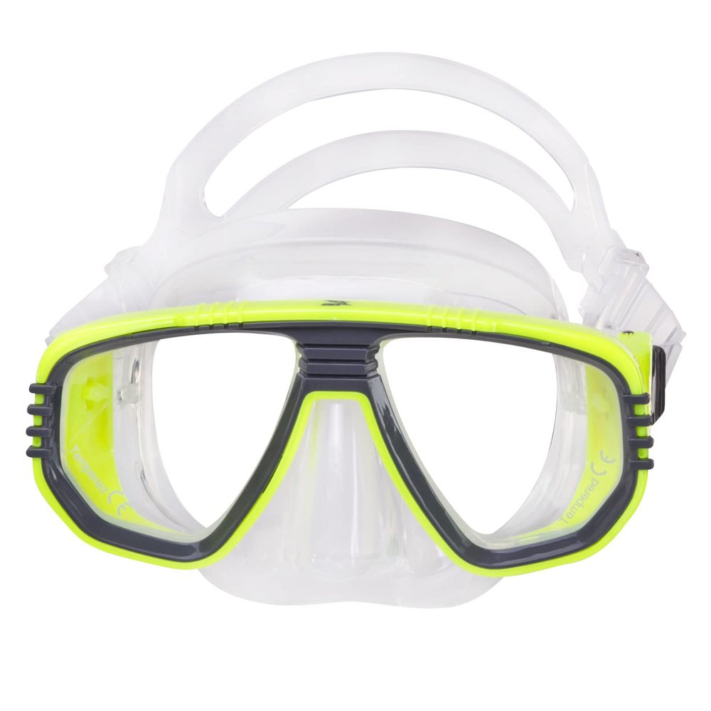 IST Corona Anti Fog Diving Snorkeling Mask (Neon Yellow)