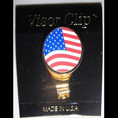 American Flag Hat Clip + Ball Marker Great Gift!