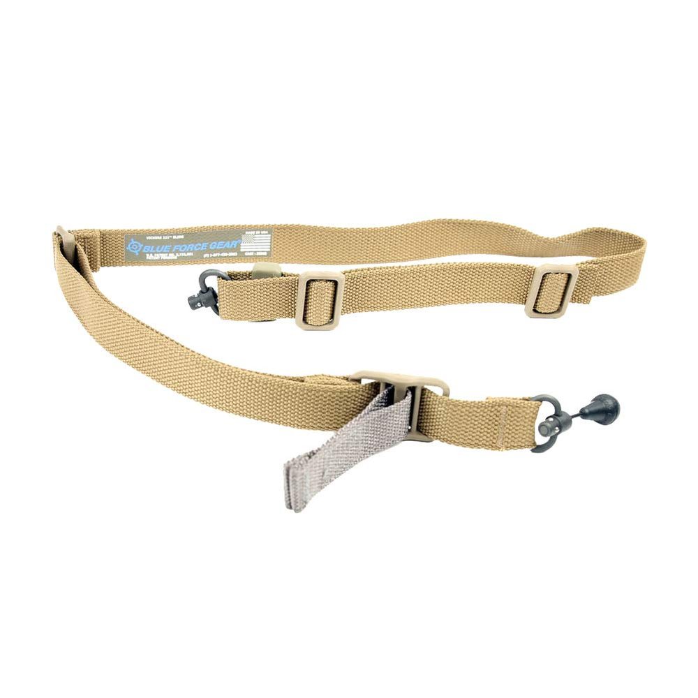 Blue Force Gear Vickers 125 2-To-1 Point Padded Sling, Coyote Brown