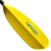Cannon Paddles Nokomis Aluminum Kayak Paddle with Ferrule and Yellow Fiberglass Reinforced Polymer Blades (2-Piece), Black/Yellow, 230cm view 3
