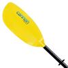 Cannon Paddles Wave Aluminum Kayak Paddle with Joint Ferrule and Yellow Fiberglass Reinforced Polymer Blades (2-Piece), Black/Yellow, 230cm view 3
