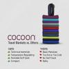 COCOON - Premium - Coolmax - Travel Blanket - Ocean Blue view 3