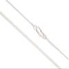 24Inch Necklace Curb Chain with Lobster Claw Clasp 2pcs/Pack view 1