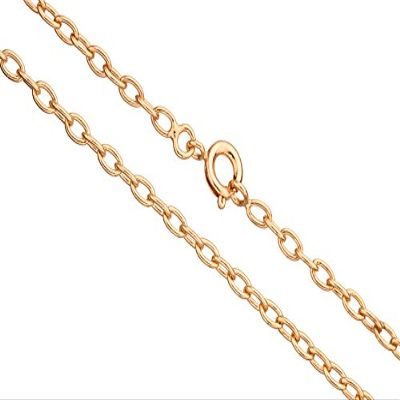 24inch Necklace Cable Chain with Springring Clasp 2pcs/Pack