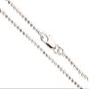 16Inch Necklace Ball Chain, Silver Plated 1.5mm Ball with Lobster Claw Clasp view 1