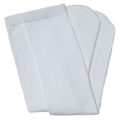 American Made Mid Calf White Tube Socks for Women, Men, and all Individuals