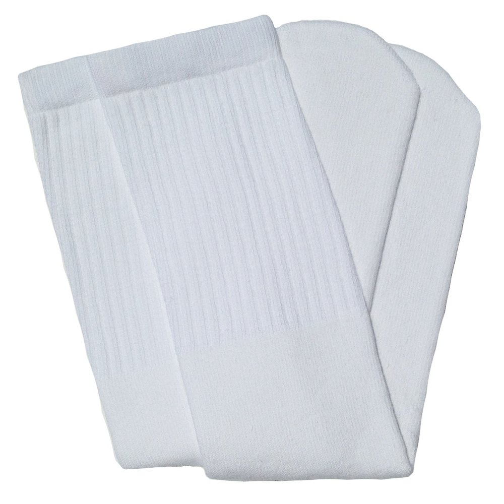 American Made Mid Calf White Tube Socks for Women, Men, and all Individuals