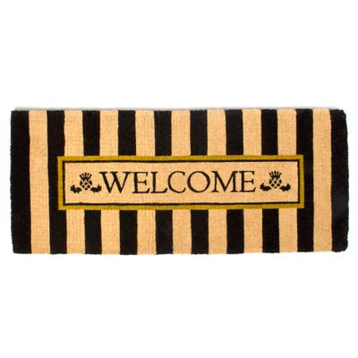 MACKENZIE-CHILDS Outdoor Front-Door Mat, Double-Door Welcome Mat, Outdoor Front-Door Mat, Awning Stripe