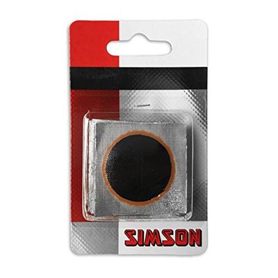 SIMSON Bicycle Maintenance Inner Tube Patch 33 mm, Clear