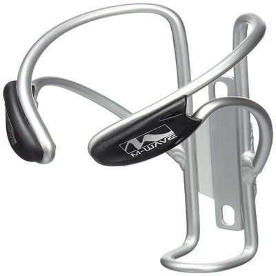 M-Wave Unisex Adult BC 54 A Bottle Cage, Good Support - Silver,