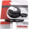 Simson Clear Bicycle Bell Allure Black & White Simple Design Compact Size Tone Tool not Used Strap for Fastening view 2