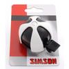 Simson Clear Bicycle Bell Sports Black & White Sporty Easy to use Tone view 1