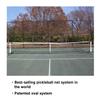 Oncourt Offcourt PickleNet Deluxe TAPND 22'x 34" Oval Tubing Locking Wheels Pickleball Net System view 3
