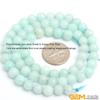 6mm Round Faceted Gemstone Sky Blue Jade Beads Strand 15 Inch view 4