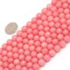 8mm Round Faceted Gemstone Pink Jade Beads Strand 15 Inch view 1
