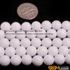 8mm Round Gemstone Porcelain White Jade Beads Strand 15 Inch Jewelry Making Beads view 3