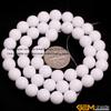 8mm Round Gemstone Porcelain White Jade Beads Strand 15 Inch Jewelry Making Beads view 4