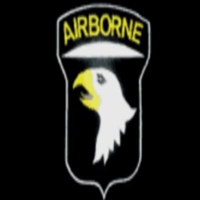 101st-Airborne-Black Large Flag