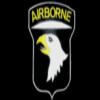 101st-Airborne-Black Large Flag view 1